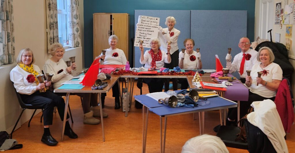 Handbell Ringers at Abbeyfield Care Home